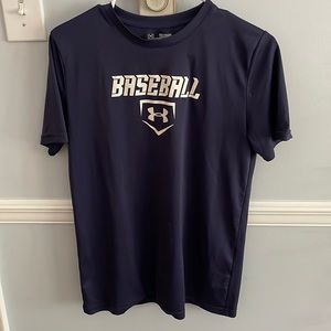 Youth XL Under  Armour  baseball tee